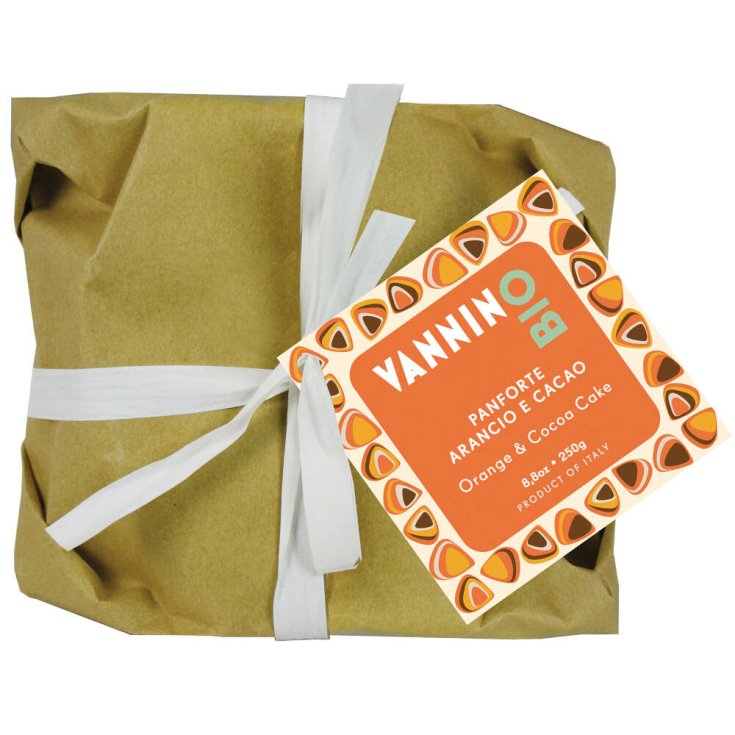 Vannini Panforte Cacao Naranja Y Almendras Probios 250g