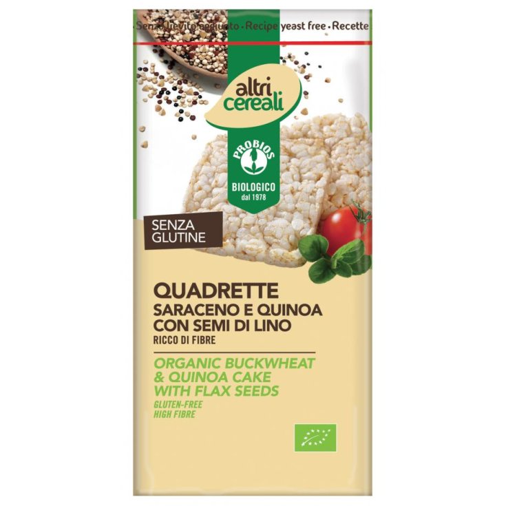 Otros Cereales Quadrette Con Trigo Sarraceno Y Quinoa Probios 130g