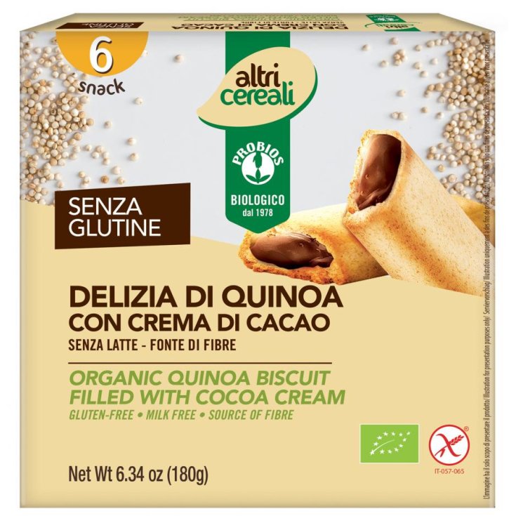 Otros Cereales Delicia De Quinoa Con Probios Crema De Cacao 6x30g