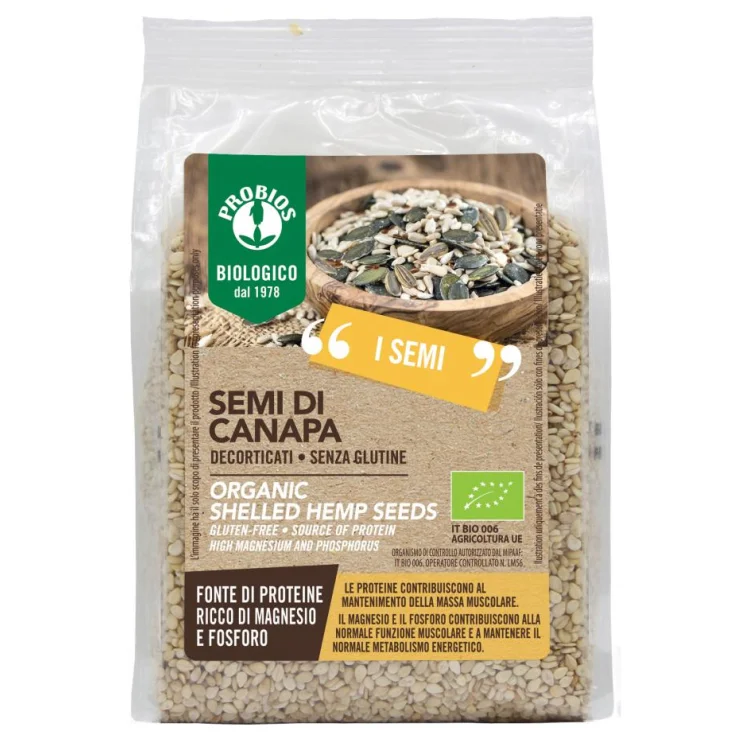 Semillas de Cáñamo Probios 250g