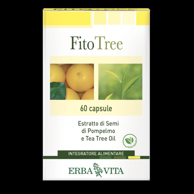 ErbaVita Fitotree Línea Fitotree Cápsulas Complemento alimenticio 60 Cápsulas