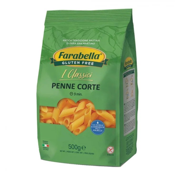 Farabella Penne Corto Sin Gluten 500g