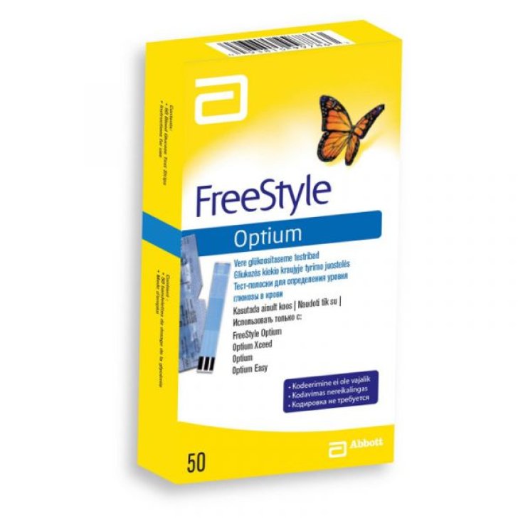 Abbott Diabetes Freestyle Optium tiras de prueba 50