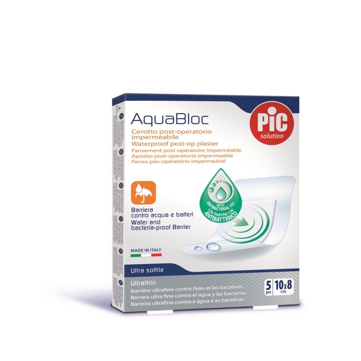 Pic Parches Anti Tackle Aquabloc 10x8cm 5 Piezas