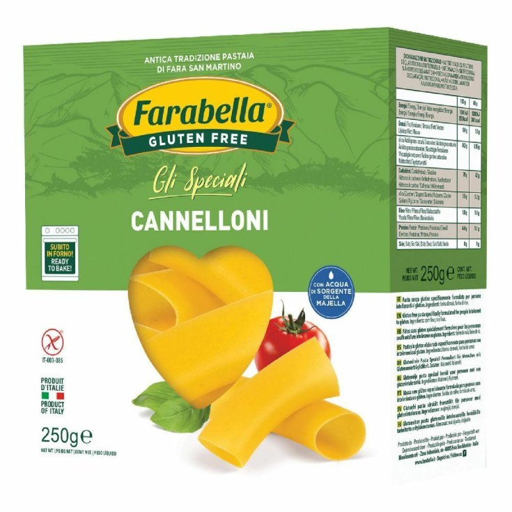 Farabella Canelones Sin Gluten 250g