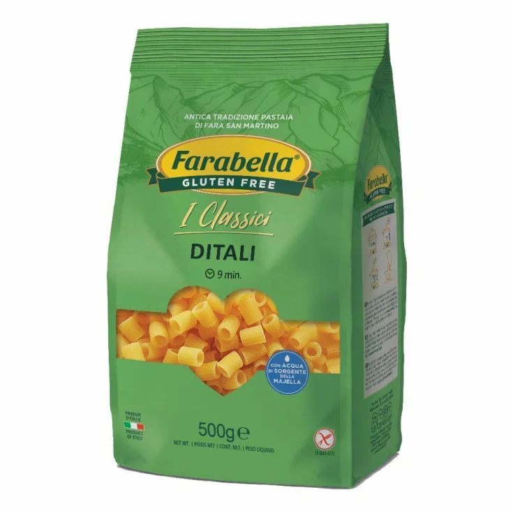 Farabella Ditali Pasta Sin Gluten 500g