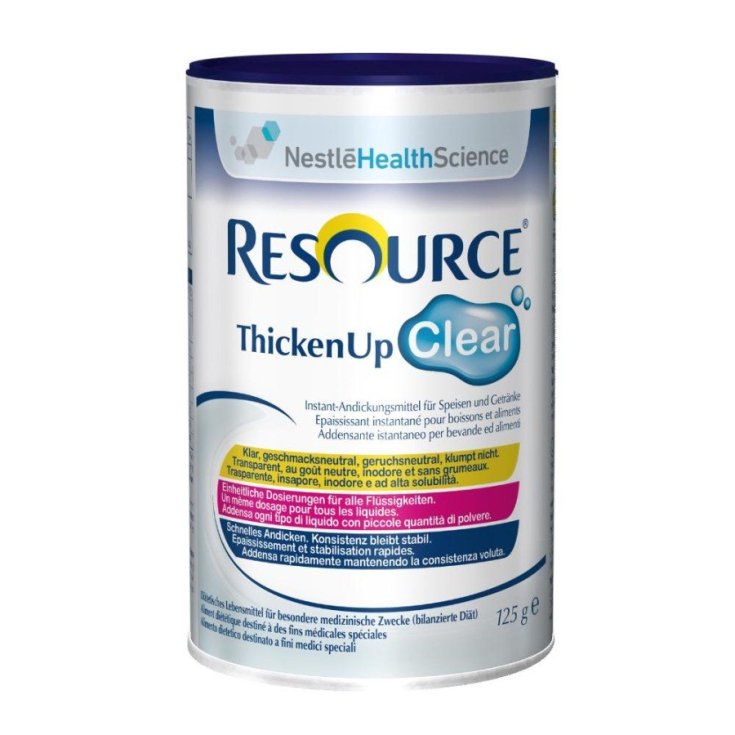 Nestlé Health Science Resource Thickenup Clear Instant espesante en polvo para bebidas y alimentos 125 g