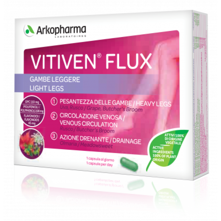 Arkopharma Vitiven Flux Veinoflux Complemento Alimenticio 30 Cápsulas