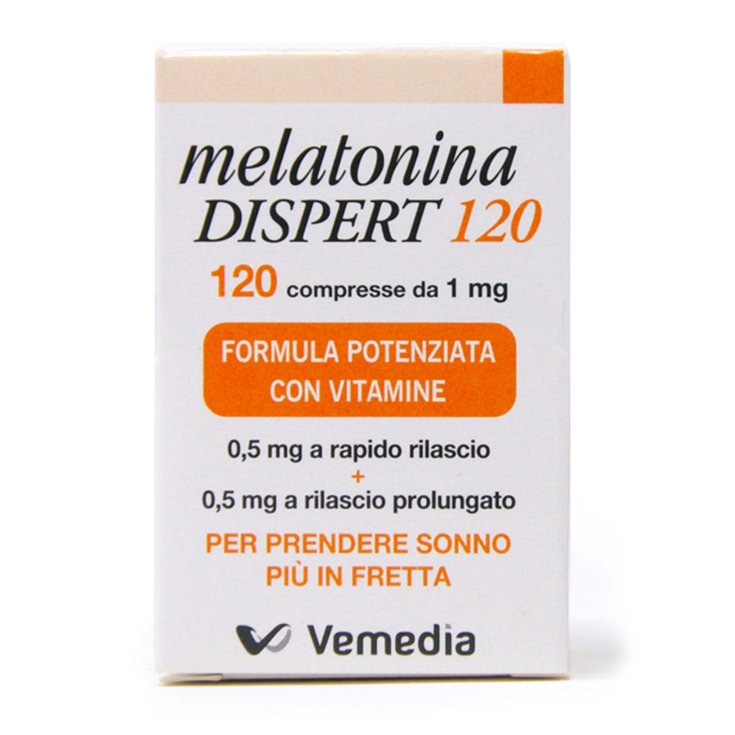 Vemedia Melatonin Dispert 1mg Complemento Alimenticio 120 Comprimidos