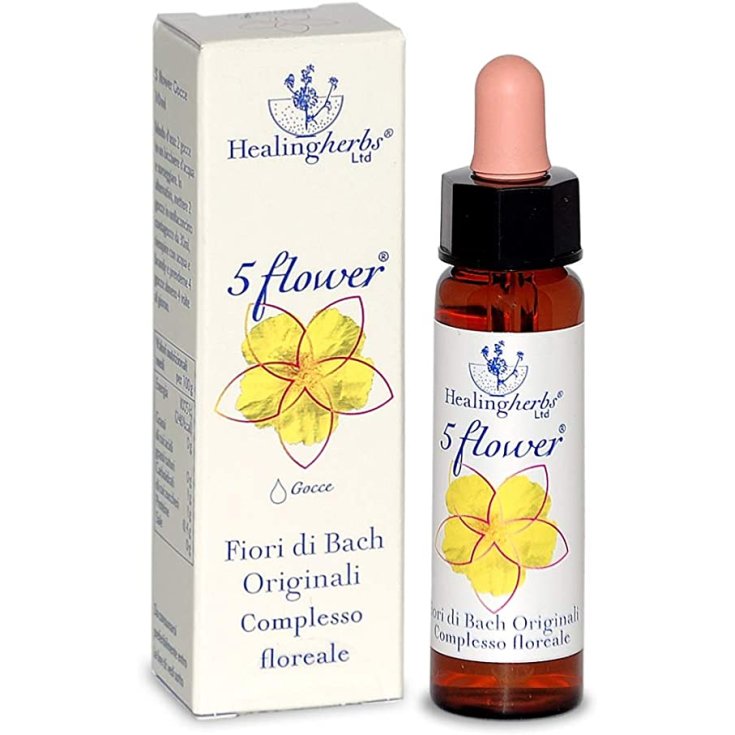 Hierbas curativas de Bach Cinco Gotas de Flores 10ml