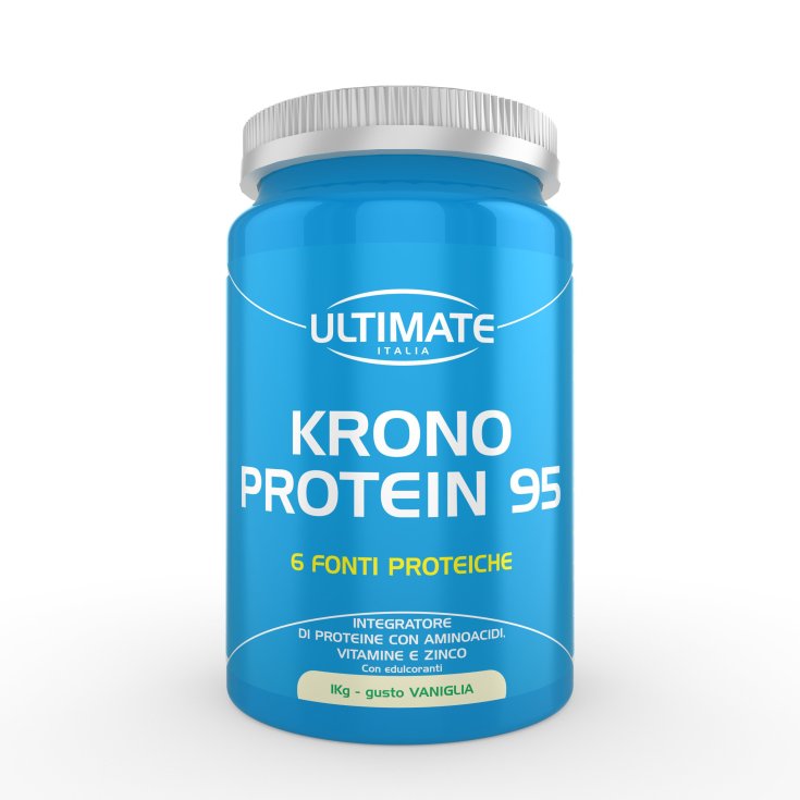 Ultimate Krono Protein 95 Complemento Alimenticio Sabor Crema De Vainilla 1kg