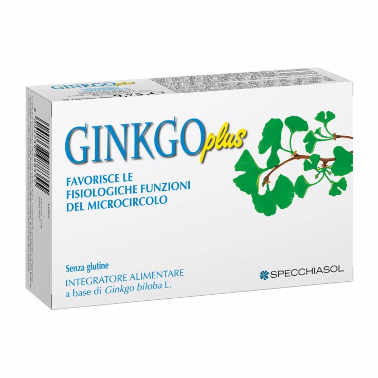 Specchiasol Ginkgo Plus Complemento Alimenticio 30 Cápsulas