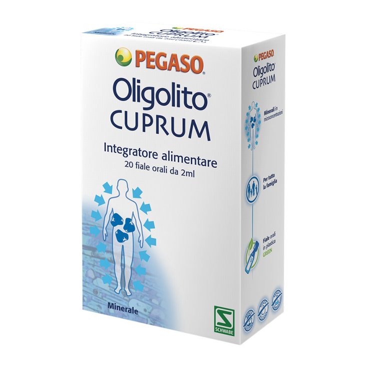 Pegaso® Oligolito® CUPRUM Complemento Alimenticio 20 Viales 2ml