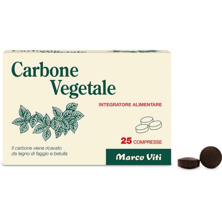 Marco Viti Carbón Vegetal 25 Comprimidos