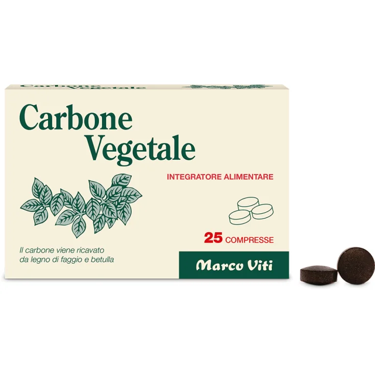 Marco Viti Carbón Vegetal 25 Comprimidos
