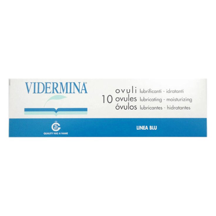 Vidermina® Óvulos Vaginales Lubricantes 10 Óvulos