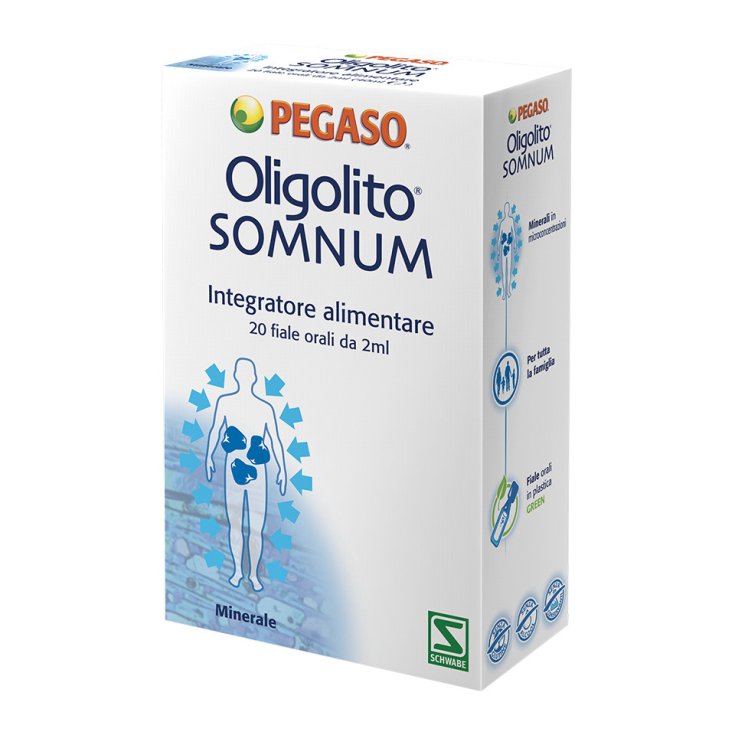 Pegaso® Oligolito® SOMNUM Complemento Alimenticio 20 Viales 2ml