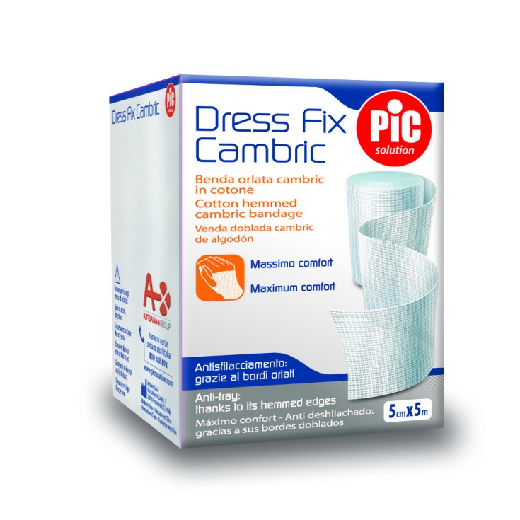 Pic Vestido Fix Cambric Con Dobladillo Vendaje Cm10x5mt