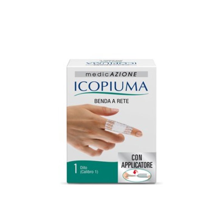 Vendaje de red para dedos Icopiuma con aplicador de calibre 1