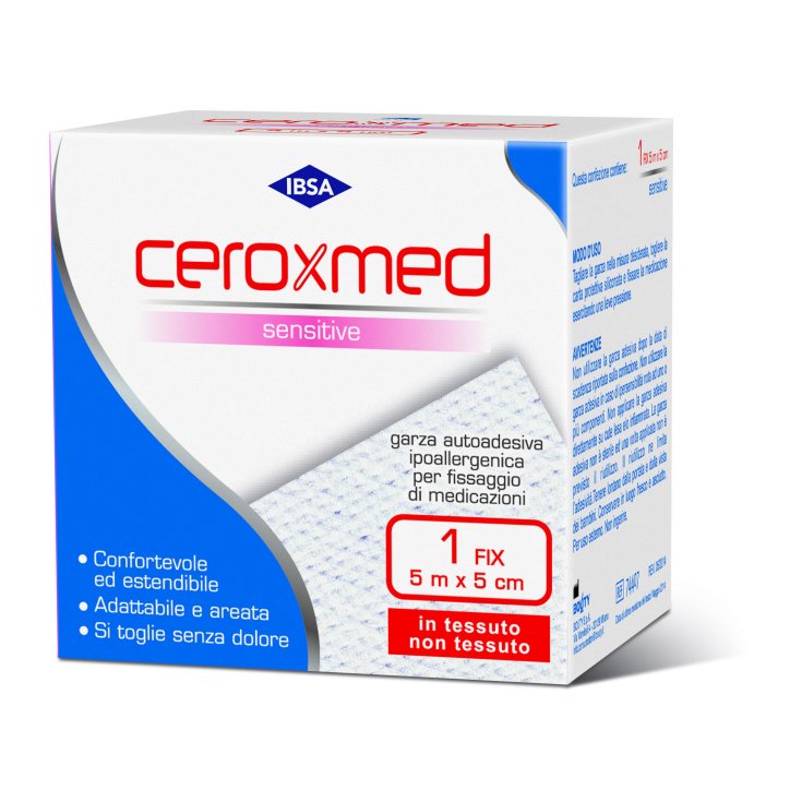 Ceroxmed Sensitive Fix IBSA 1 Gasa Autoadhesiva 5mx5cm