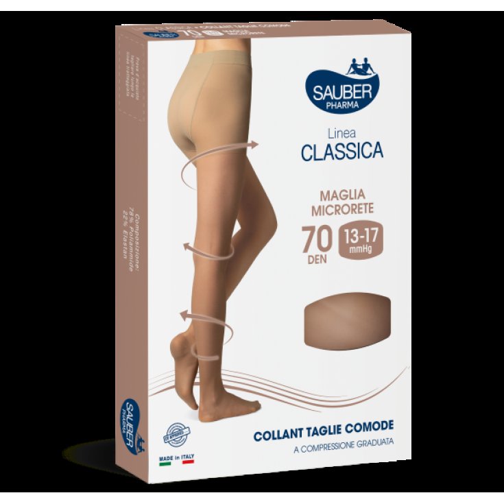 Sauber Pharma Classic Line Talla Grande 70 DEN Color Negro Talla 5