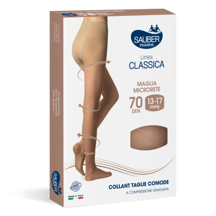 Sauber Pharma Classic Line Talla Grande 70 DEN Color Negro Talla 5