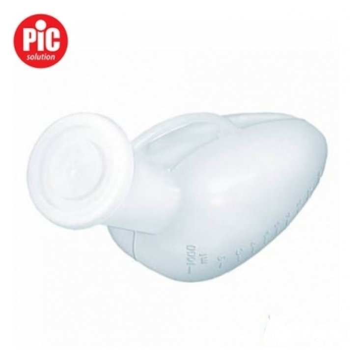 Pic Orinal Blanco Para Hombre Con Tapa