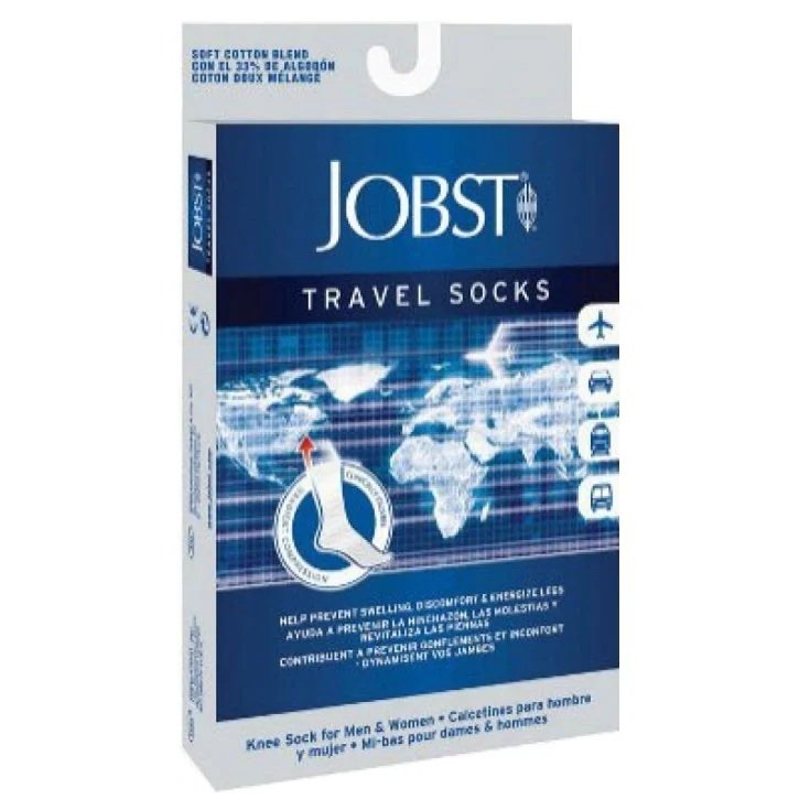 Calcetines Jobst Travel Gamb Azul Xl