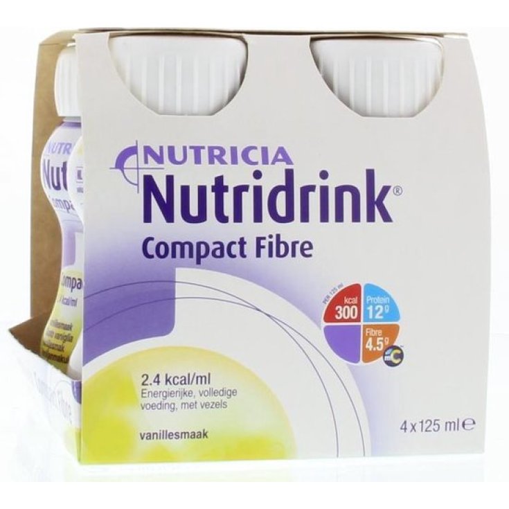 Nutridrink Compact Fibra Vainilla Nutricia 4x125ml