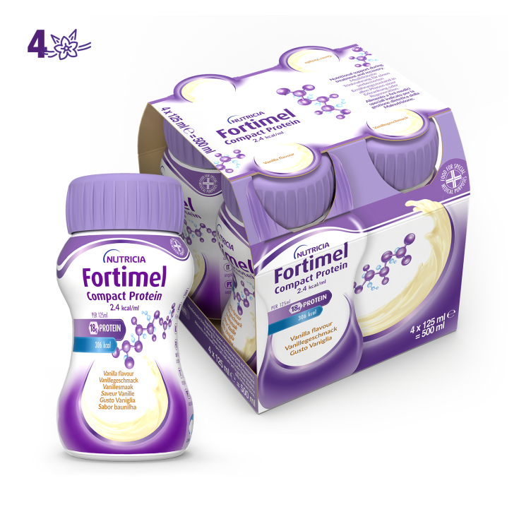 Fortimel Compact Proteína Nutricia 4x125ml