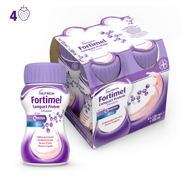 Fortimel Compact Protein Nutricia Alimento Especial 4x125ml