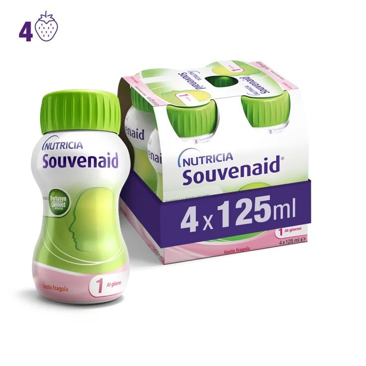 Souvenaid Sabor Fresa Nutricia 4x125ml