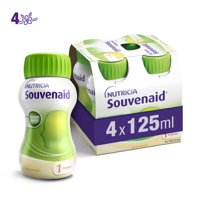 Souvenaid Sabor Vainilla Nutricia 4x125ml