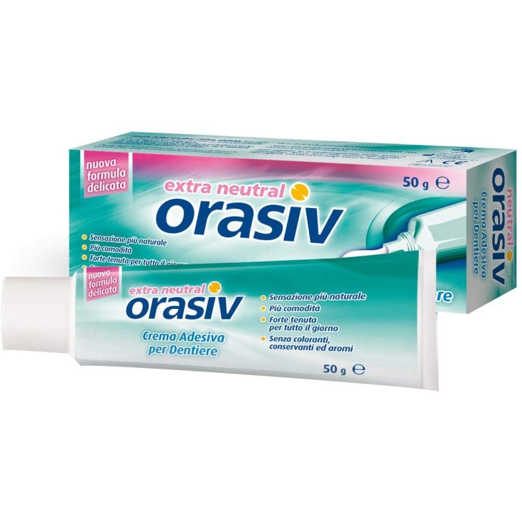 Orasiv Crema Adhesiva Extra Neutra Para Dentaduras Postizas 50g