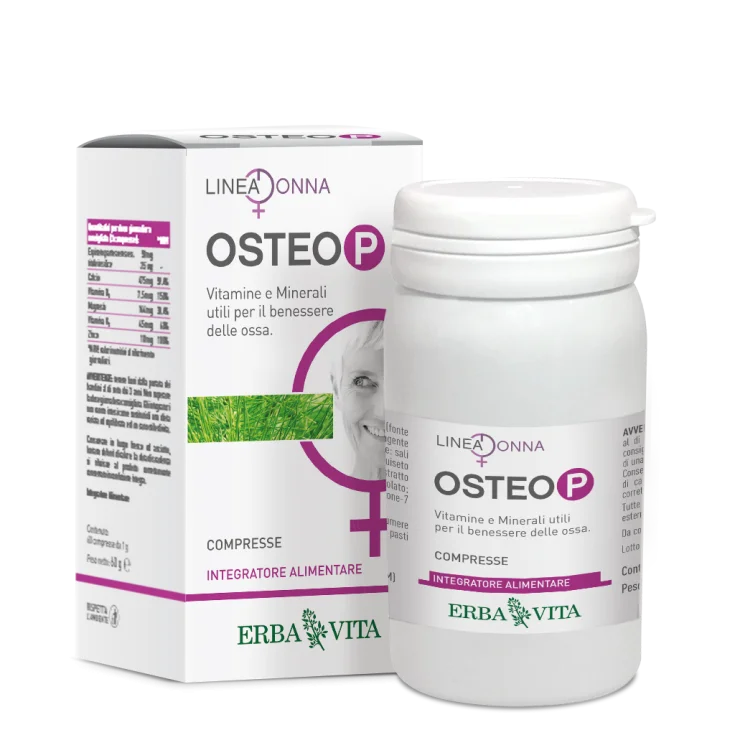 ErbaVita Woman Line Osteo P Complemento Alimenticio 60 Comprimidos