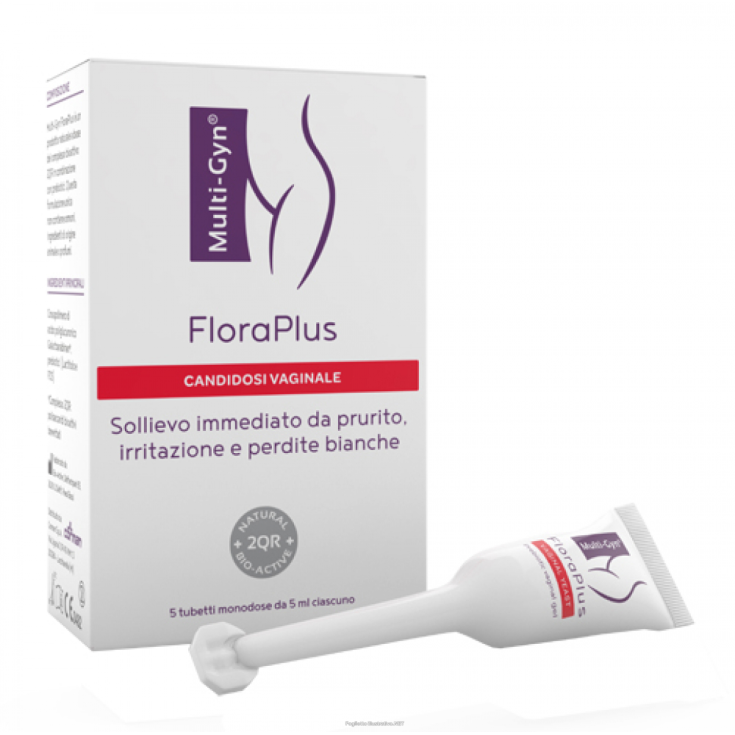 Multi-Gyn FloraPlus Candidiasis Vaginal Karo Pharma 5 Tubos Monodosis
