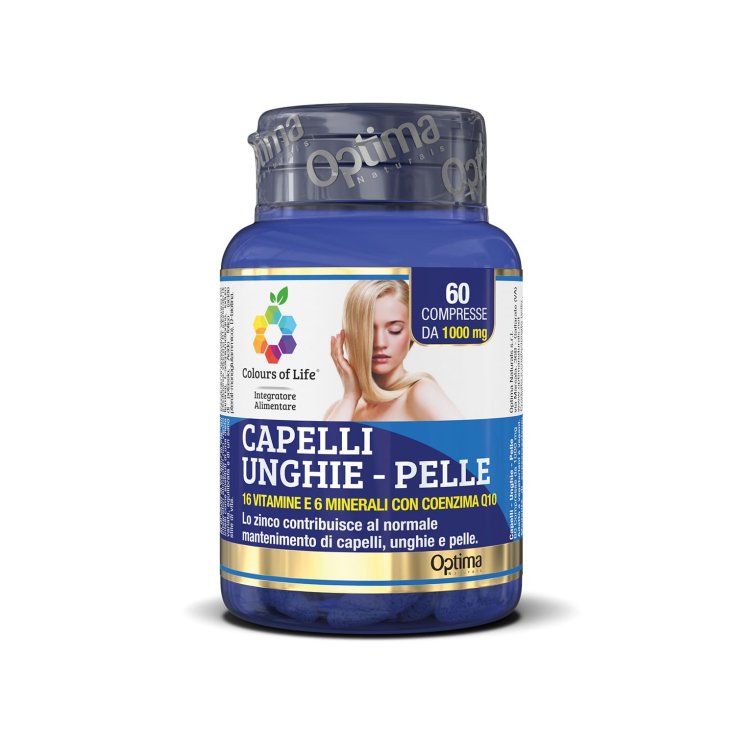 Cabello-Uñas-Piel Colors Of Life® Optima Naturals 60 Comprimidos