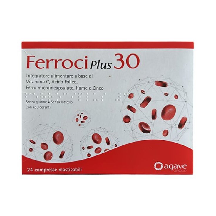 AlphreMev Ferrociplus 30 Complemento Alimenticio 24 Comprimidos