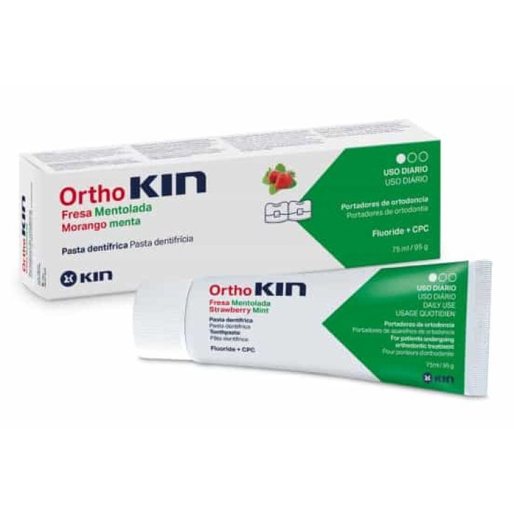 Kin Orthokin Dentífrico Fresa Menta 75ml