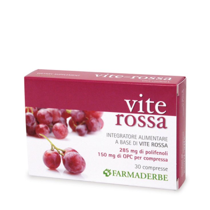 Farmaderbe Vite Rossa Complemento Alimenticio 30 Comprimidos