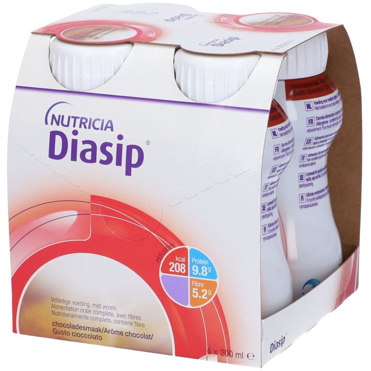 Diasip Nutricia Sabor Chocolate 4x200ml