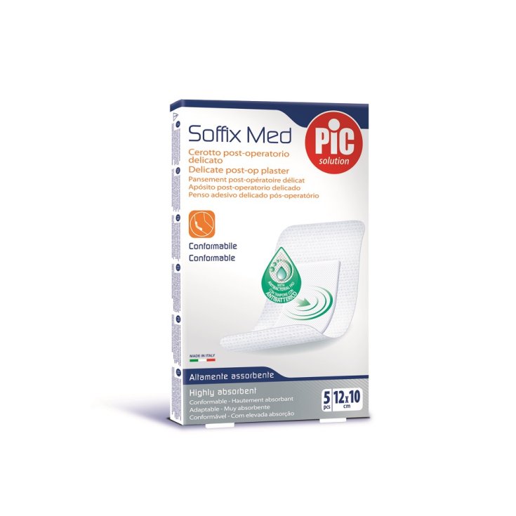 Pic Parches Antibacterianos Soffix Med 10x12 5 Unidades