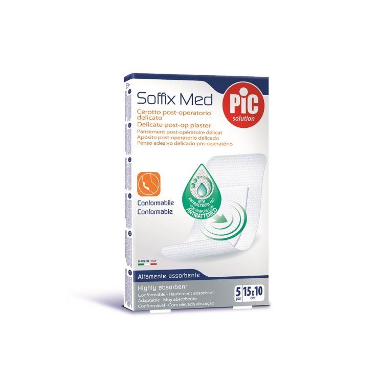 Pic Parche Antibacteriano Soffix Med 10x15 5 Piezas