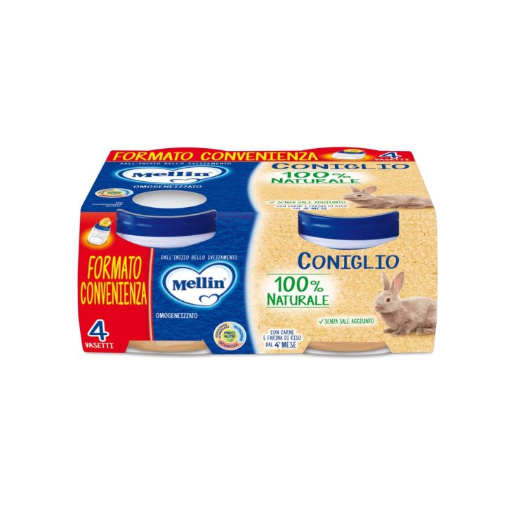 Mellin conejo 4x80g