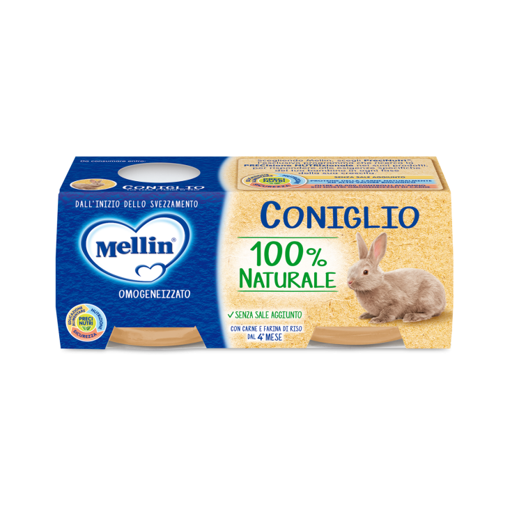 Mellin conejo 2x80g