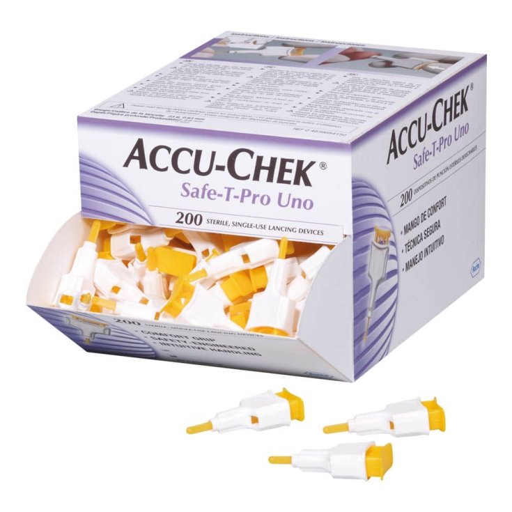 Accu-chek Safe T-pro Uno 200uds