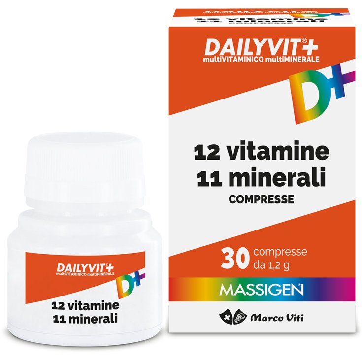 12 Vitaminas 11 Minerales DAILYVIT + 30 Comprimidos