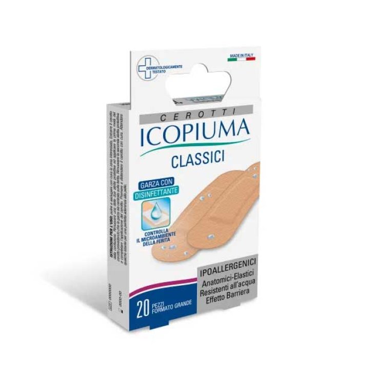 Icopiuma Classic Parches Hipoalergénicos Tamaño Grande 20 Piezas