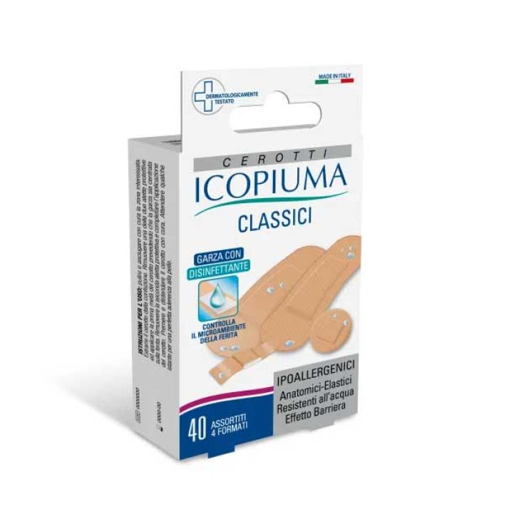 Icopiuma Classic Parches Hipoalergénicos Tamaño Surtido 40 Piezas
