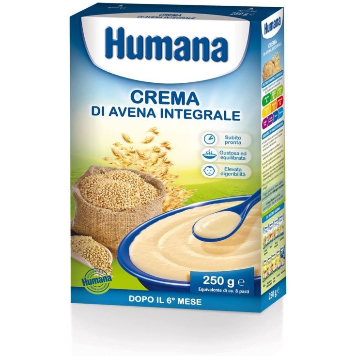 Crema de Avena Integral Humana 250g